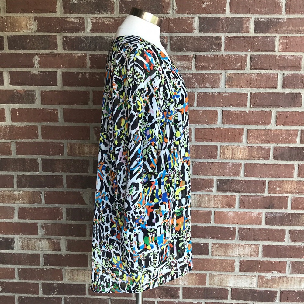 ⭐️Jade Multicolored Tunic Top Large - Picture 4 of 8